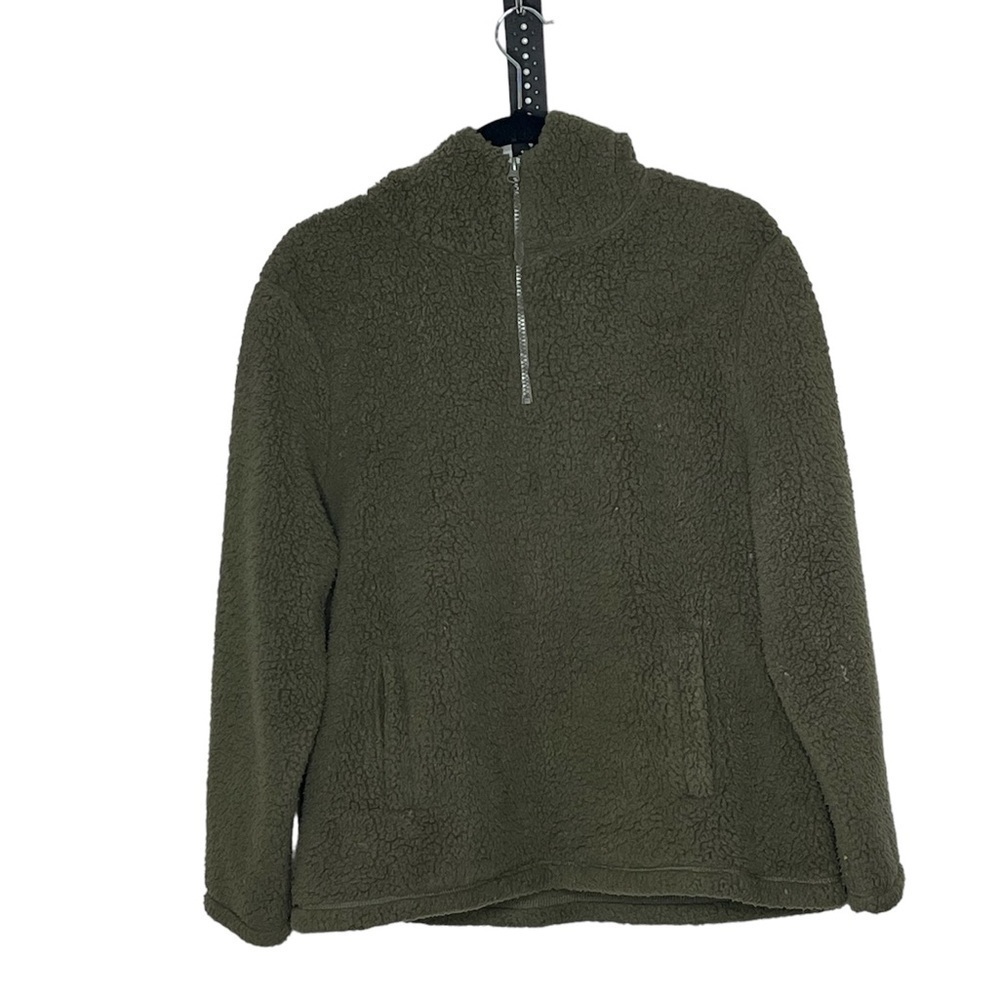 Kookaburra By Ugg Green 1/4 Zip Warm Pullover Jacket Sz Small